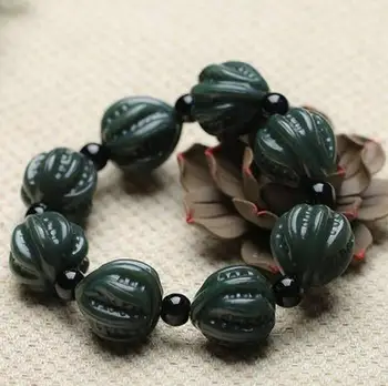 TOP Quality NaturalHETIAN Nephrite Walunt Beads Bracelet Green HETIAN Nephrite Walunt Fortune Lucky Gift for Men Jewellery
TOP Quality NaturalHETIAN Nephrite Walunt Beads Bracelet Green HETIAN Nephrite Walunt Fortune Lucky Gift for Men Jewellery