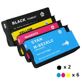 8pcs/lot 953 XL replacement For HP Officejet Pro 7740 8210 8218 8710 8715 8718 8719 8720 8725 8728 8730 8740 printer 953
8pcs/lot 953 XL replacement For HP Officejet Pro 7740 8210 8218 8710 8715 8718 8719 8720 8725 8728 8730 8740 printer 953