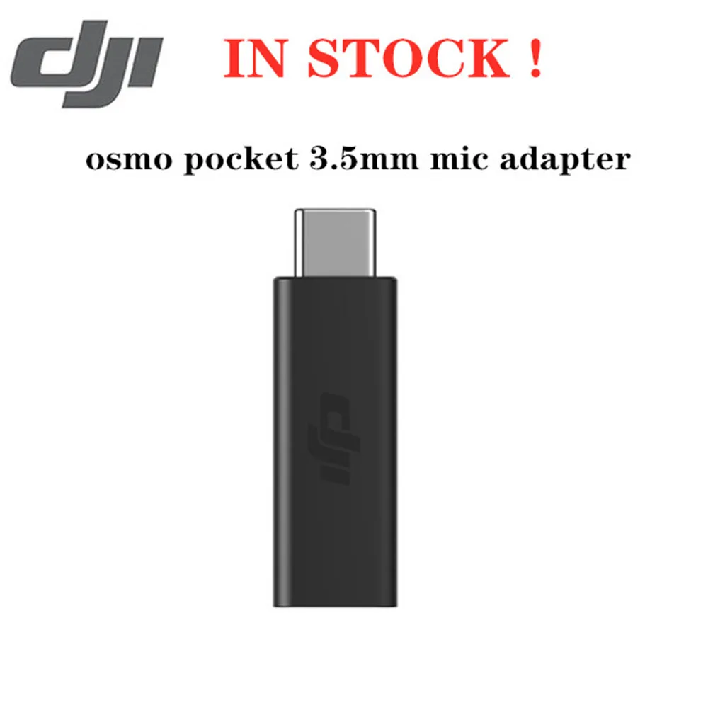 Original DJI Osmo Pocket 3.5mm Adapter Supports external 3.5mm microphone for DJI Osmo Pocket recording Sound Free hands
Original DJI Osmo Pocket 3.5mm Adapter Supports external 3.5mm microphone for DJI Osmo Pocket recording Sound Free hands