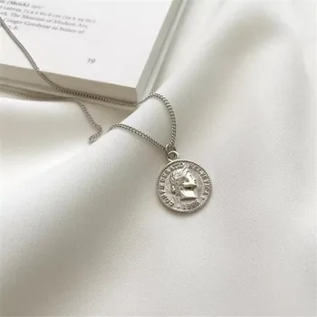 European Style New Pentacle Coin 925 Sterling Silver Fashion Jewelry Creative Round Portrait Pendant Necklaces N295
European Style New Pentacle Coin 925 Sterling Silver Fashion Jewelry Creative Round Portrait Pendant Necklaces N295