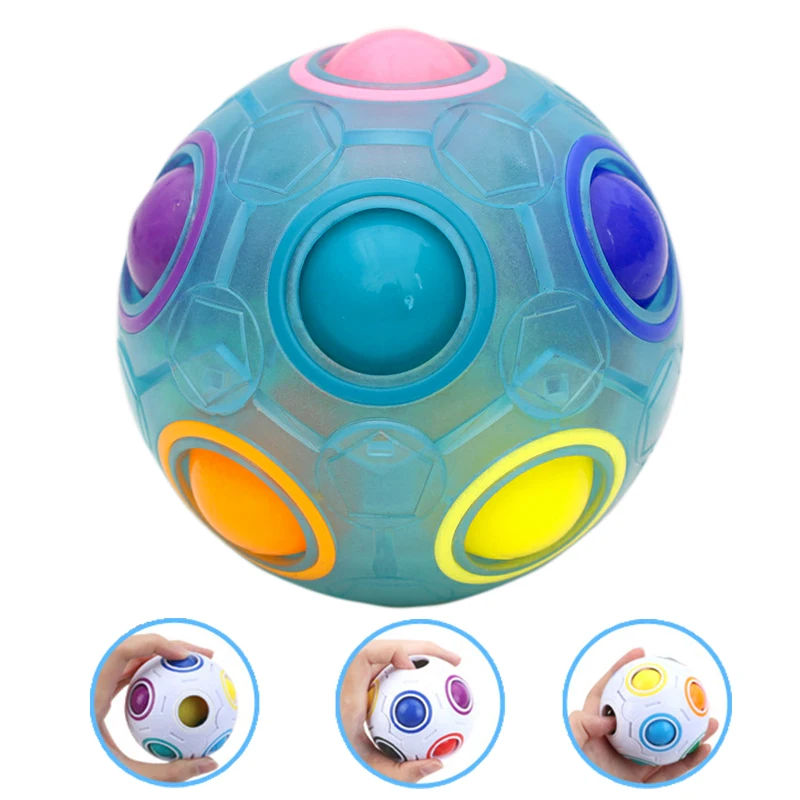 Fashion Adult Kid Ball Magic Cube Toy Plastic Creative Rainbow Football Puzzle Children Learning Educational Fidget Toys
Fashion Adult Kid Ball Magic Cube Toy Plastic Creative Rainbow Football Puzzle Children Learning Educational Fidget Toys
