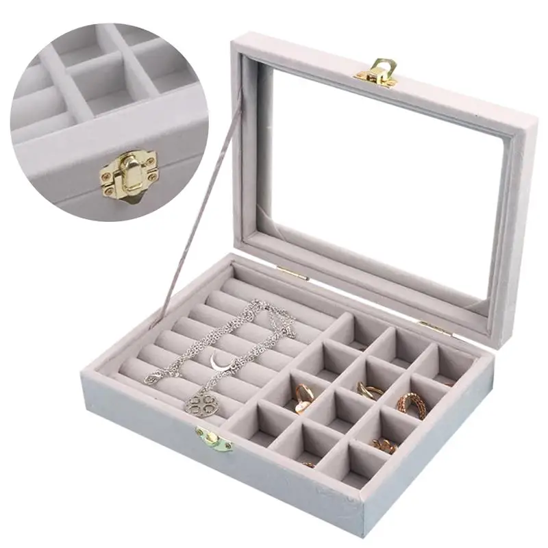 Jewelry Storage Box Exquisite Travel Jewelry Box Rectangle Packaging Necklace Rings Earrings Storage Organizer Windows Display
Jewelry Storage Box Exquisite Travel Jewelry Box Rectangle Packaging Necklace Rings Earrings Storage Organizer Windows Display