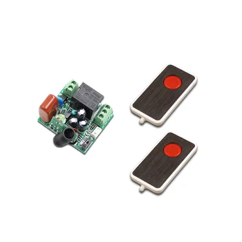 AC 220V 1CH RF Wireless Remote Switch Mini Relay Receiver Light Lamp LED SMD ON OFF Switch Wireless 10A Receiver & 2Transmitter
AC 220V 1CH RF Wireless Remote Switch Mini Relay Receiver Light Lamp LED SMD ON OFF Switch Wireless 10A Receiver & 2Transmitter