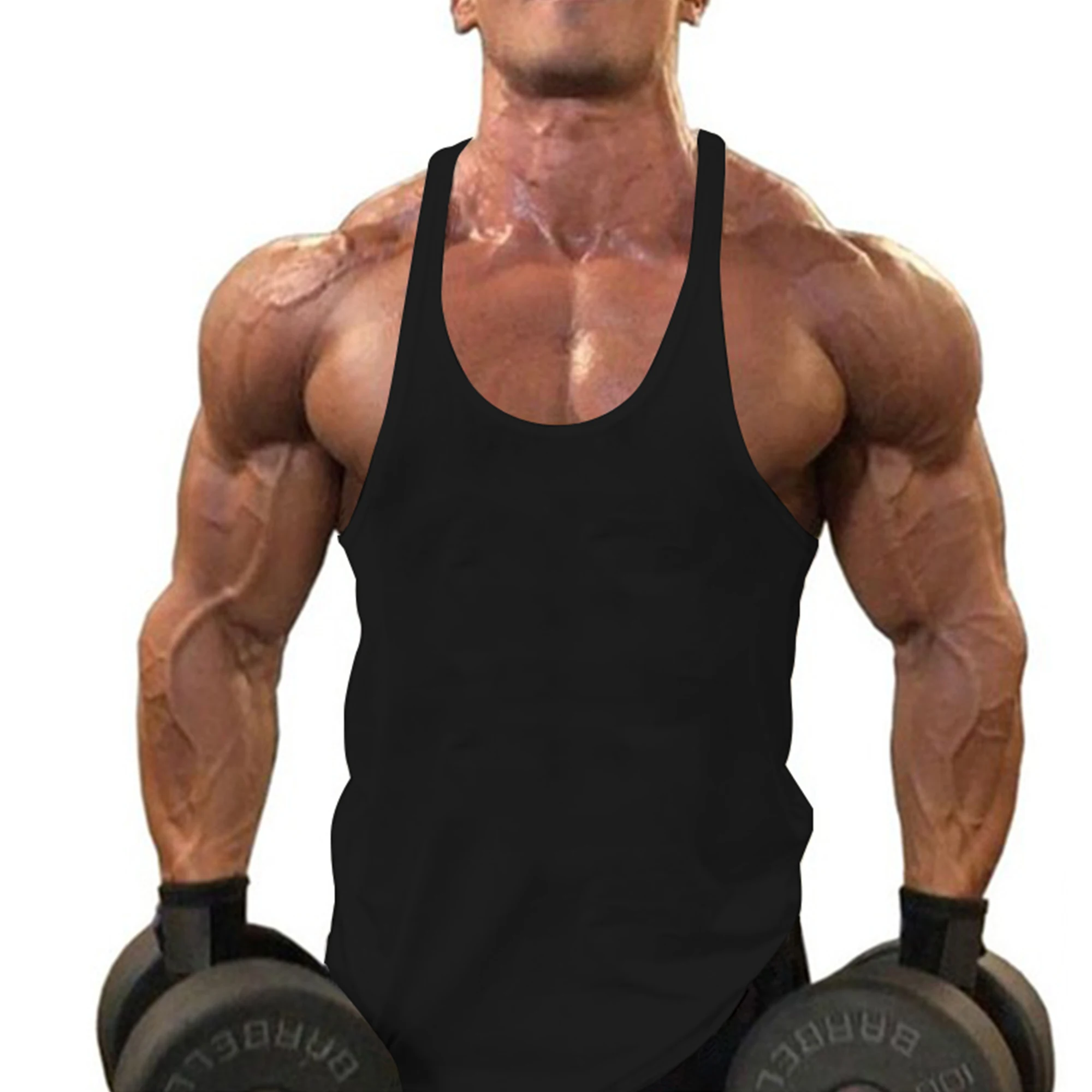 Men's Athletic GYM Fitness Tank Tops Muscle Workout Y-Back Thin Shoulder Strap Stringer Bodybuilding Cotton Solid Sleeveless
Men's Athletic GYM Fitness Tank Tops Muscle Workout Y-Back Thin Shoulder Strap Stringer Bodybuilding Cotton Solid Sleeveless