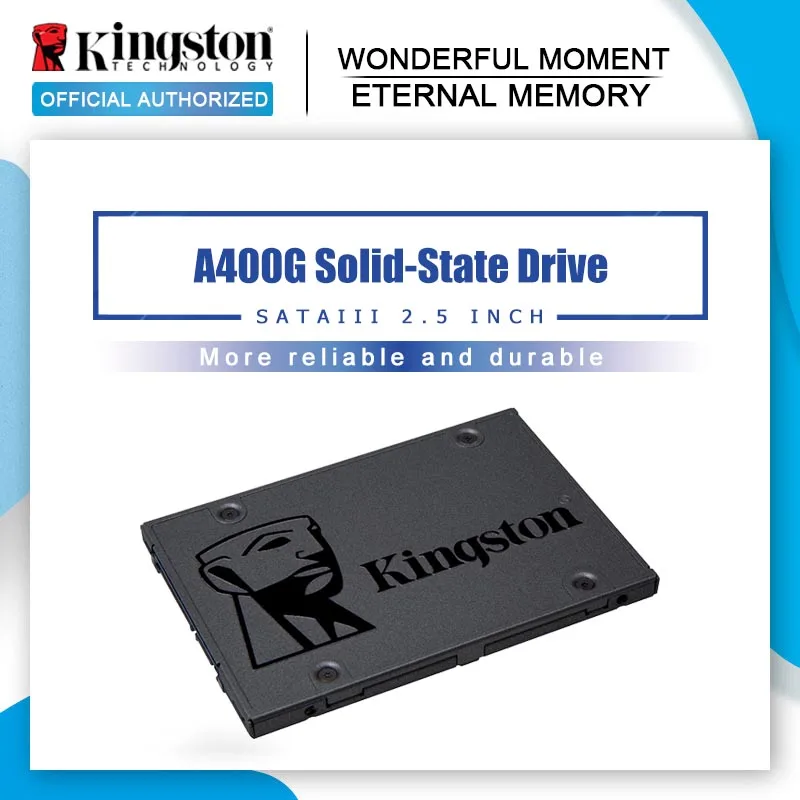 Original Kingston Digital A400 SSD SATA 32.5 inch Internal Solid State Drive HDD Hard Disk HD SSD Notebook PC 120G 240G 480G
Original Kingston Digital A400 SSD SATA 32.5 inch Internal Solid State Drive HDD Hard Disk HD SSD Notebook PC 120G 240G 480G