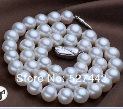 Wholesale 11-12MM NATURAL White CULTURED FRESHWATER PEARL CHOKER NECKLACE 925 SILVER 17" (A0430)
Wholesale 11-12MM NATURAL White CULTURED FRESHWATER PEARL CHOKER NECKLACE 925 SILVER 17" (A0430)