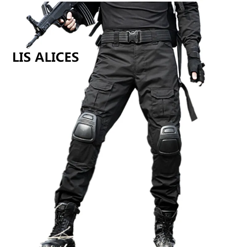 LISALICES Rapid Assault Multicam Pants With Knee Pads Camouflage Tactical Military Clothing Paintball Army Cargo Combat Trousers
LISALICES Rapid Assault Multicam Pants With Knee Pads Camouflage Tactical Military Clothing Paintball Army Cargo Combat Trousers