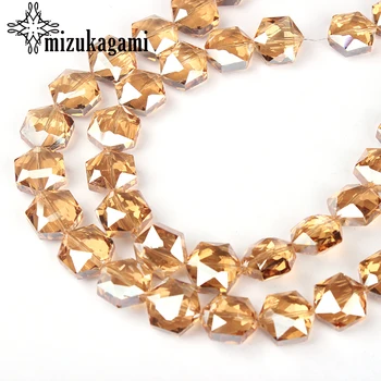 10pcs/lot 14mm Champagne Gold Crystal Beads Geometric Stars Loose Beads Jewelry Necklace For DIY Jewelry Making Accessories
10pcs/lot 14mm Champagne Gold Crystal Beads Geometric Stars Loose Beads Jewelry Necklace For DIY Jewelry Making Accessories