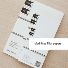 standard 6 holes loose-leaf notebook refill A5 A6 A7 hardiron daily memos rules lines filler papers
standard 6 holes loose-leaf notebook refill A5 A6 A7 hardiron daily memos rules lines filler papers