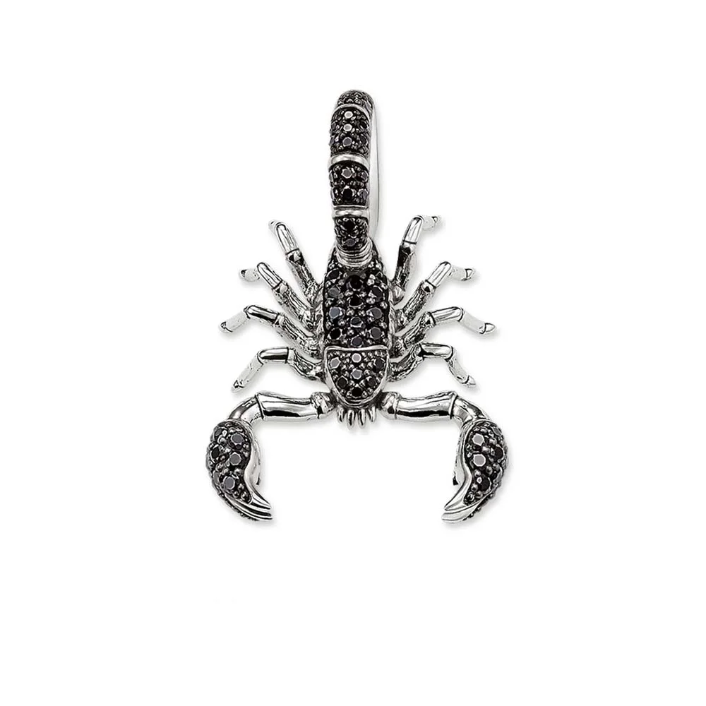 Silver Black Zirconia-pave Scorpions Pendants, 2018 Fashion Chain Necklace Accessories Pendant Jewelry Bijoux Gift for Women Men
Silver Black Zirconia-pave Scorpions Pendants, 2018 Fashion Chain Necklace Accessories Pendant Jewelry Bijoux Gift for Women Men