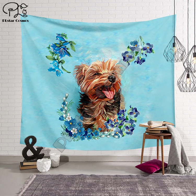 PLstar Cosmos Pet dog flower puppy funny animal Tapestry 3D Printing Tapestrying Rectangular Home Decor Wall Hanging New style-4
PLstar Cosmos Pet dog flower puppy funny animal Tapestry 3D Printing Tapestrying Rectangular Home Decor Wall Hanging New style-4