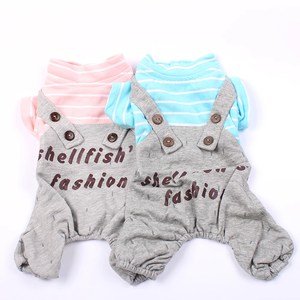 New Striped Jumpsuit Strap Pants For Dog Cat Pet Puppy Coat Jacket Clothes Spring/Summer Apparel
New Striped Jumpsuit Strap Pants For Dog Cat Pet Puppy Coat Jacket Clothes Spring/Summer Apparel