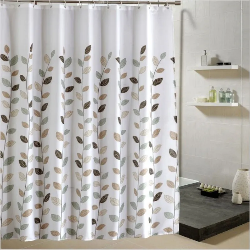 JUYANG Small leaf print shower curtain. Thick polyester waterproof shower curtain. Anti-mildew partition curtain.
JUYANG Small leaf print shower curtain. Thick polyester waterproof shower curtain. Anti-mildew partition curtain.