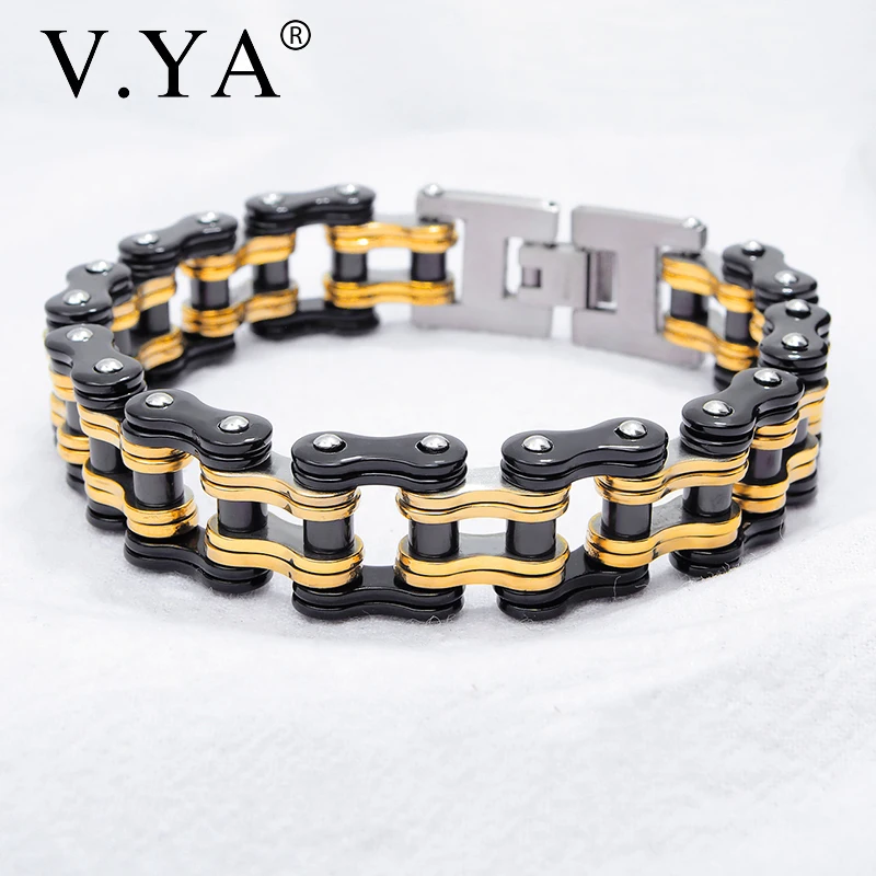 V.YA Fashion Simple Bicycle Bracelet For Men Stainless Steel 5 Color Magnetic Bracelets &Bangle For Male Jewelries Gift
V.YA Fashion Simple Bicycle Bracelet For Men Stainless Steel 5 Color Magnetic Bracelets &Bangle For Male Jewelries Gift