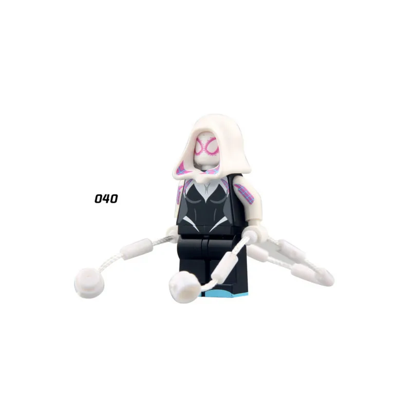 Single Sale Super Heroes Star Wars Spider Gwen Stacy 040 Mini Building Blocks Figure Bricks Toys gifts Compatible Legoed Ninjaed
Single Sale Super Heroes Star Wars Spider Gwen Stacy 040 Mini Building Blocks Figure Bricks Toys gifts Compatible Legoed Ninjaed