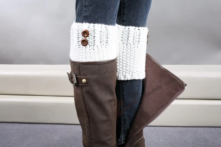 2016 new arrival Solid button cable Crochet Knit short Leg Warmers Boot Cuffs Toppers Boot Socks 20pairs/lot #3892
2016 new arrival Solid button cable Crochet Knit short Leg Warmers Boot Cuffs Toppers Boot Socks 20pairs/lot #3892