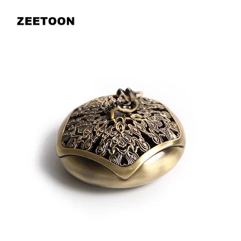 

Zinc Alloy Dragon Openwork Carving Incense Burner Joss Stick Tibetan Incense Holder Censer Aroma Incense Coil Disc Aromatherapy