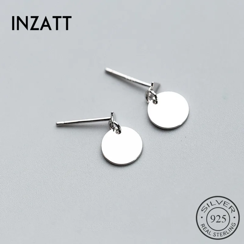 INZATT Real 925 Sterling Silver Minimalist Geometric Disc Dangle Drop Earrings For Women party Fine Jewelry Punk Accessories
INZATT Real 925 Sterling Silver Minimalist Geometric Disc Dangle Drop Earrings For Women party Fine Jewelry Punk Accessories