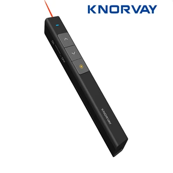 KNORVAY 2.4GHz Wireless Presenter Remote Powerpoint Presenter Presentation Clicker PPT Pointer Laser Pen with USB Plug
KNORVAY 2.4GHz Wireless Presenter Remote Powerpoint Presenter Presentation Clicker PPT Pointer Laser Pen with USB Plug
