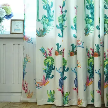 Simple Modern Nordic Plant Personality Curtains for Living Room New Creative Cactus Pattern for Children Bedroom Tulle
Simple Modern Nordic Plant Personality Curtains for Living Room New Creative Cactus Pattern for Children Bedroom Tulle