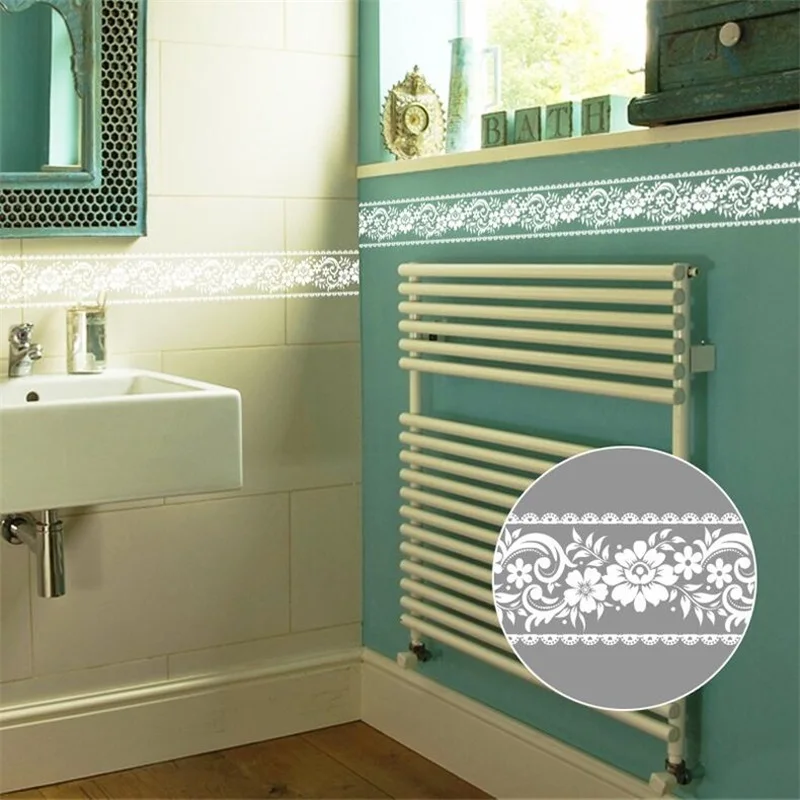 Window glass shop decoration window dressing Lace Lace Mirror Stick Waist Wall Stickers Home Decor Mural Decal Waist line
Window glass shop decoration window dressing Lace Lace Mirror Stick Waist Wall Stickers Home Decor Mural Decal Waist line