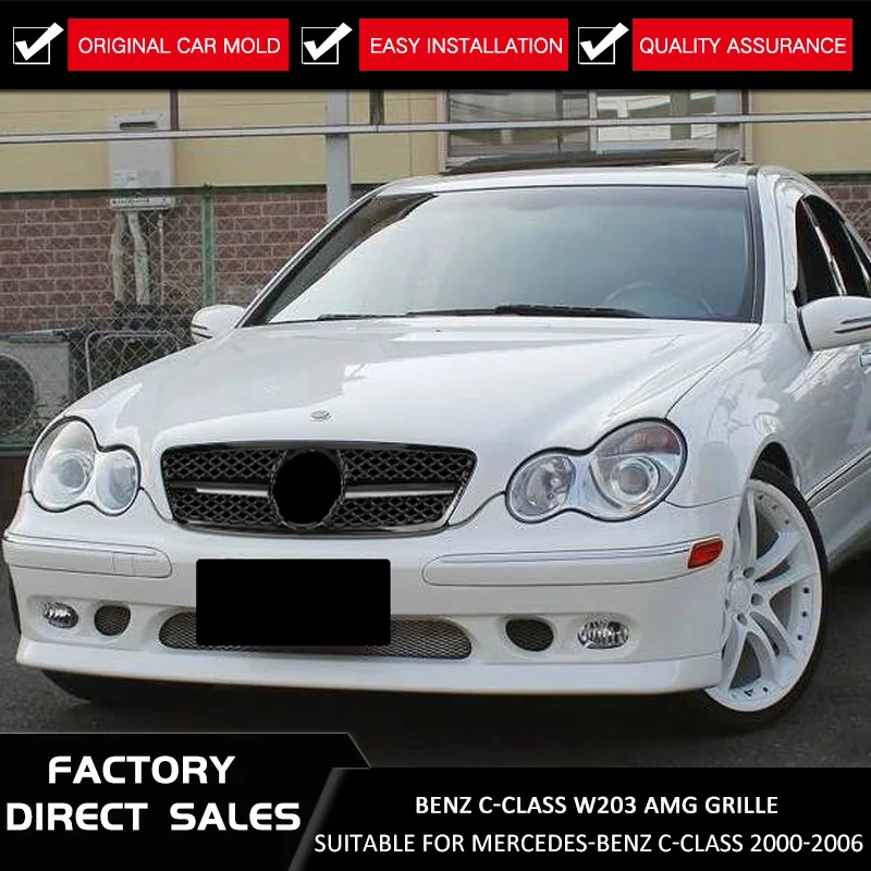 High Quality ABS Front Middle Grille For Mercedes Benz C-Class W203 Chrome Silver 2000-2006 Yea
High Quality ABS Front Middle Grille For Mercedes Benz C-Class W203 Chrome Silver 2000-2006 Yea