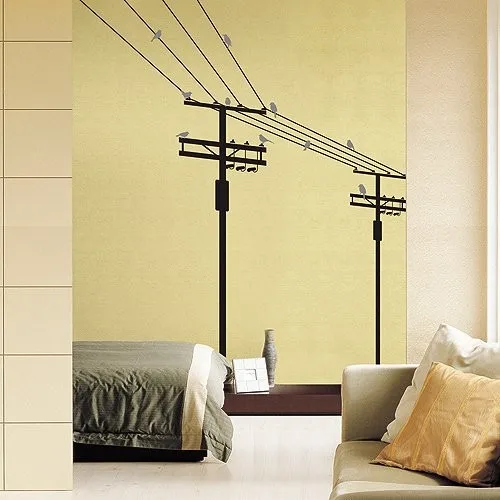 large size creative special DIY Birds On Wire home decor Wall Sticker for living room bedroom classic decoration mural art
large size creative special DIY Birds On Wire home decor Wall Sticker for living room bedroom classic decoration mural art