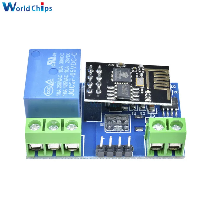 ESP8266 Network WIFI Relay Module Internet of Things (IOT) APP Controller Relay 5V 10A 7-30V DC/250V AC for Home Automation
ESP8266 Network WIFI Relay Module Internet of Things (IOT) APP Controller Relay 5V 10A 7-30V DC/250V AC for Home Automation