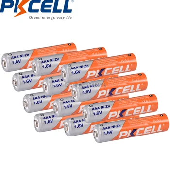 12PCS PKCELL AAA 900mwh 1.6V Ni-Zn Rechargeable Battery 3A Batteries For 4WD speed RC car toys, digital cameras
12PCS PKCELL AAA 900mwh 1.6V Ni-Zn Rechargeable Battery 3A Batteries For 4WD speed RC car toys, digital cameras