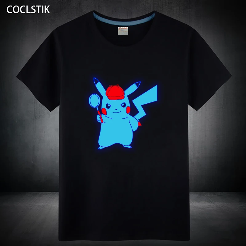 100% Cotton Fluorescen Mens Anime Pikachu Tshirt Male Pokemon Go T Shirt Movie Detective Pikachu Short T Shirts Streetwear Tops
100% Cotton Fluorescen Mens Anime Pikachu Tshirt Male Pokemon Go T Shirt Movie Detective Pikachu Short T Shirts Streetwear Tops