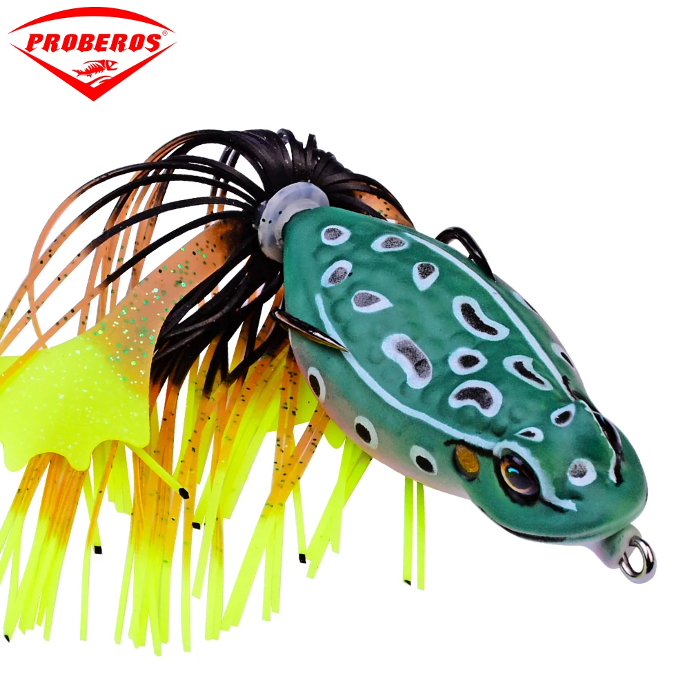 1pc PRO BEROS Brand Frog Lure High Quality Fishing Bait 6 colors fishing lures 7cm-2.76"/0.46oz-12.95g fishing tackle
1pc PRO BEROS Brand Frog Lure High Quality Fishing Bait 6 colors fishing lures 7cm-2.76"/0.46oz-12.95g fishing tackle