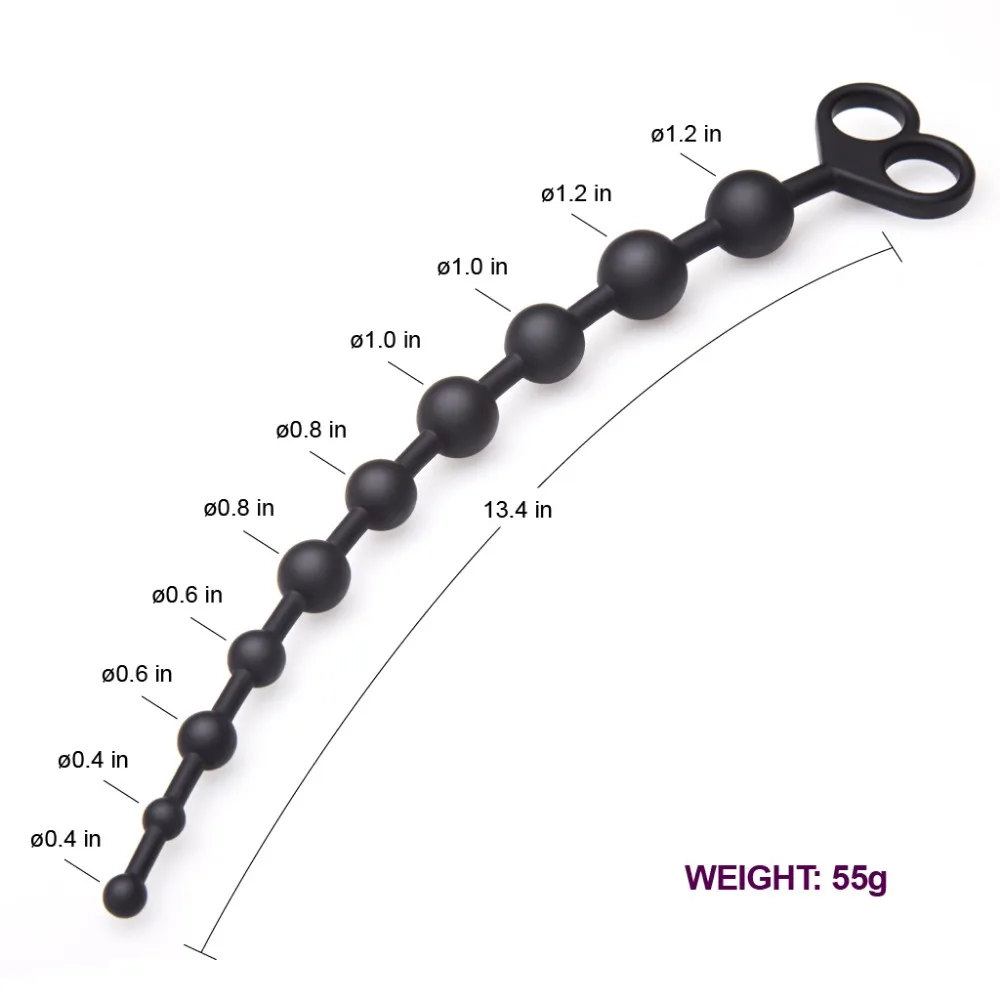 Анальные бусы Heart Handle купить со скидкой в секс шопе  Анальные стимуляторы  Шарики, цепочки, елочки