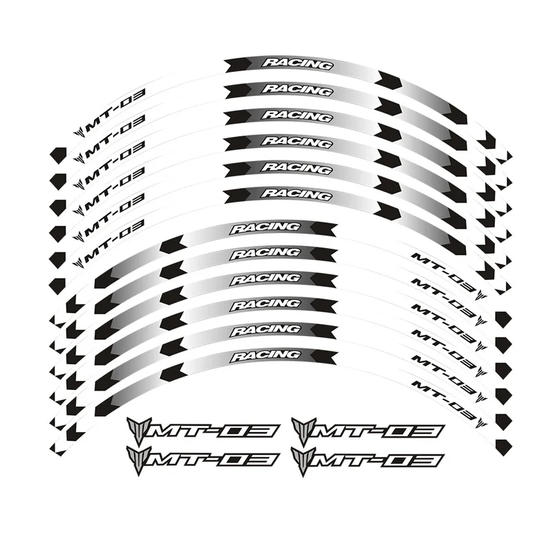 New high quality 12 Pcs Fit Motorcycle Wheel Sticker stripe Reflective Rim For Yamaha MT-03 MT03
New high quality 12 Pcs Fit Motorcycle Wheel Sticker stripe Reflective Rim For Yamaha MT-03 MT03