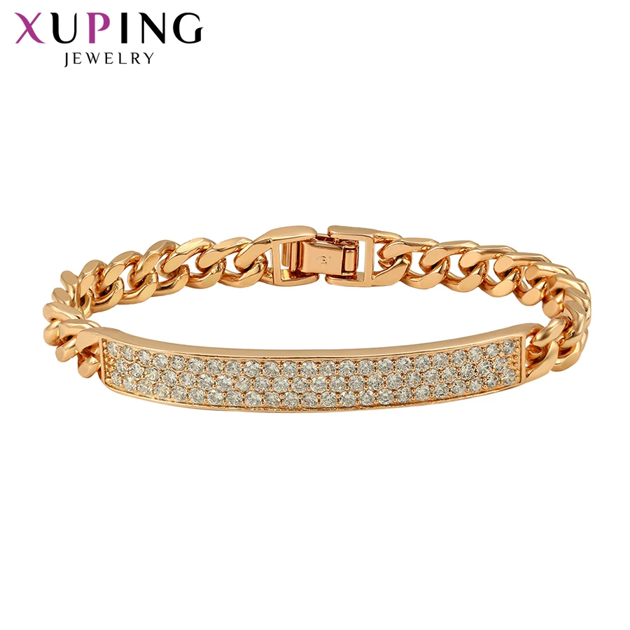 Xuping Jewelry Environmental Copper Fahsion Gold Color Plated Engaed Bracelets for Women Christmas Gift S103.9-76085
Xuping Jewelry Environmental Copper Fahsion Gold Color Plated Engaed Bracelets for Women Christmas Gift S103.9-76085