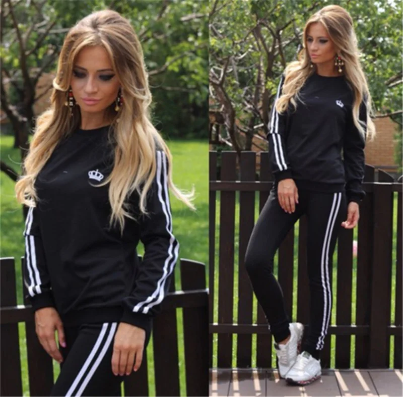 Women Tracksuit 2018 Autumn Fall Sweatshirt Pants Sets Long Sleeves Tops Pants Suits Casual Two Piece Set Sweat Pant Outfits
Women Tracksuit 2018 Autumn Fall Sweatshirt Pants Sets Long Sleeves Tops Pants Suits Casual Two Piece Set Sweat Pant Outfits