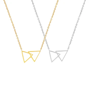 10pcs/lot Double Open Triangle Necklace For Women Fashion Jewelry Stainless Steel Chain Choker Necklace Pendant Collar Bijoux
10pcs/lot Double Open Triangle Necklace For Women Fashion Jewelry Stainless Steel Chain Choker Necklace Pendant Collar Bijoux