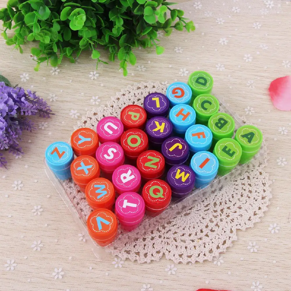 26Pcs/Set Children Toys Rubber Stamp Set Kids Funny Plastic Self Inking Stamper Toys Baby DIY Crafts
26Pcs/Set Children Toys Rubber Stamp Set Kids Funny Plastic Self Inking Stamper Toys Baby DIY Crafts