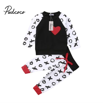 2018 Brand New Toddler Infant Newborn Child Kid Baby Girl Boys XO Tops Sweatshirt Long Pants Outfits Clothes 2pcs
2018 Brand New Toddler Infant Newborn Child Kid Baby Girl Boys XO Tops Sweatshirt Long Pants Outfits Clothes 2pcs