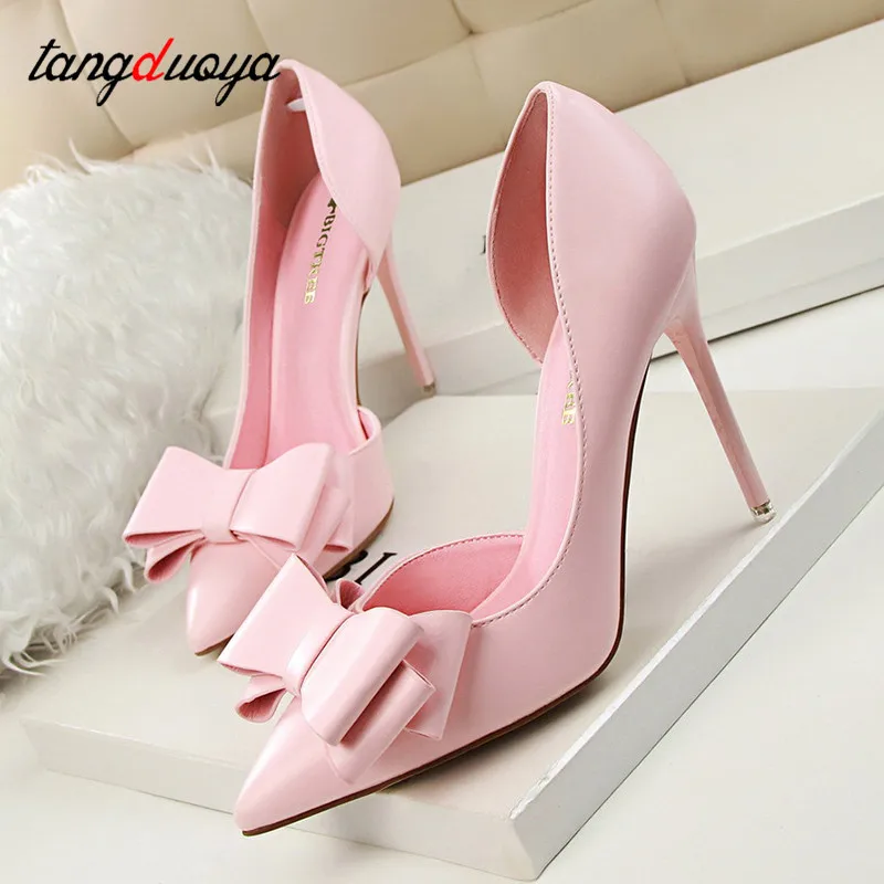 hot ladies sweet bowknot high heel shoes for women 2018 pumps sexy pointed toe stiletto high heels ladies sexy shoes woman pumps
hot ladies sweet bowknot high heel shoes for women 2018 pumps sexy pointed toe stiletto high heels ladies sexy shoes woman pumps