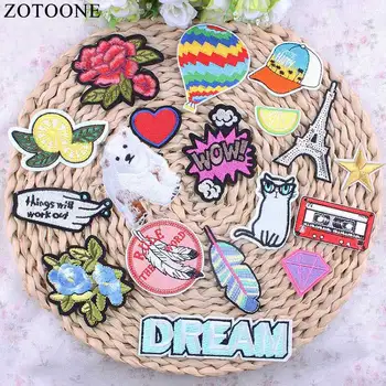 ZOTOONE 18PCS Mixed Patch Set Red Rose Flower Heart Embroidered Patches Silver Eiffel Tower Color Hot Hot Air Balloon Patch C
ZOTOONE 18PCS Mixed Patch Set Red Rose Flower Heart Embroidered Patches Silver Eiffel Tower Color Hot Hot Air Balloon Patch C