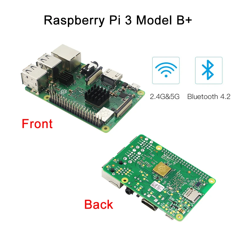 Raspberry Pi 3 Model B Plus игровой комплект + блок питания SD карта кабель HDMI радиатор чехол
