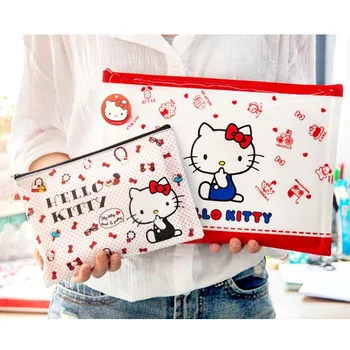 Korea Stationery Hello Kitty A4 File Bag Transparent Zipper Paper Bag Pencil File Folder A5 Office School Supplies B59
Korea Stationery Hello Kitty A4 File Bag Transparent Zipper Paper Bag Pencil File Folder A5 Office School Supplies B59