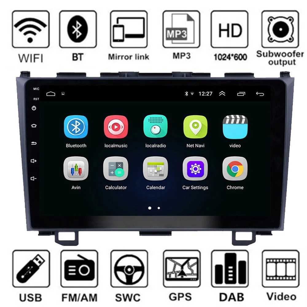 Android 8.1 Car No DVD Player GPS Navigation For Honda CRV 2006-2011 9" 2 Din Car Radio Stereo Multimedia Audio Player
Android 8.1 Car No DVD Player GPS Navigation For Honda CRV 2006-2011 9" 2 Din Car Radio Stereo Multimedia Audio Player