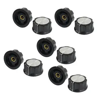 10pcs Adjustable Turn 30mm Top 6mm Shaft Insert Dia Potentiometer Rotary Knobs MF-A04
10pcs Adjustable Turn 30mm Top 6mm Shaft Insert Dia Potentiometer Rotary Knobs MF-A04