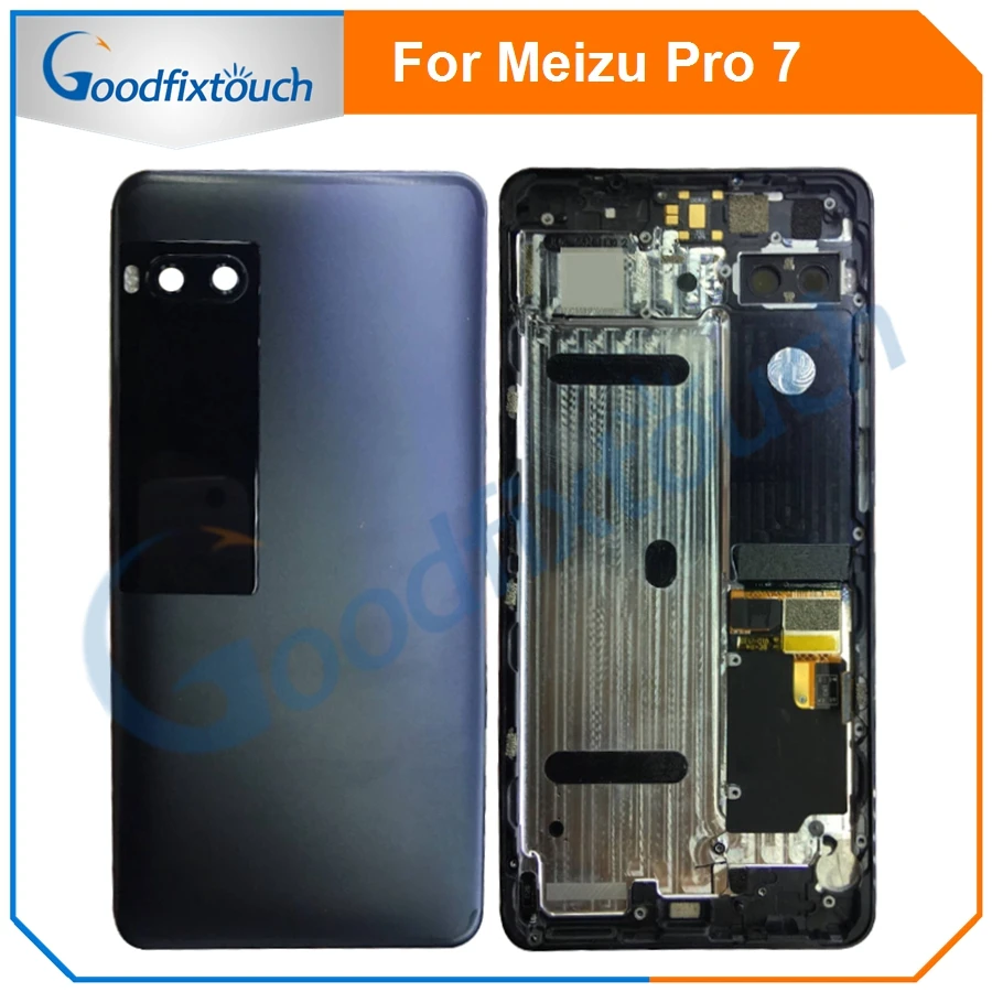 For Meizu Pro 7 Battery Cover Back Cover Case With Secondary Display Back Housing For Meizu Pro7 Rear Housing With Back LCD (14)