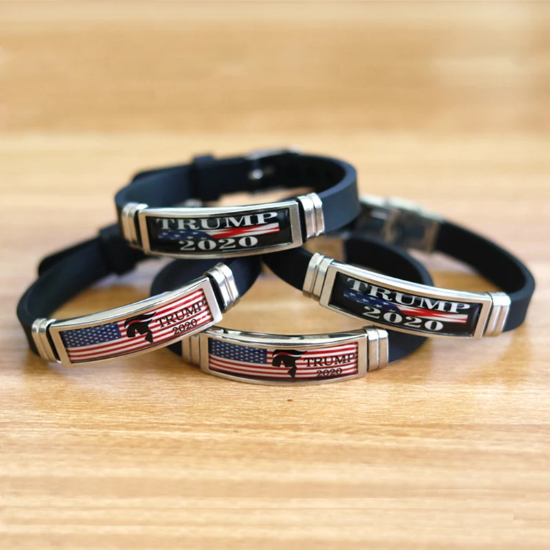Trump Keep America Great 2020 Bracelet New Fashion Jewelry Black Bangle Bracelets Stainless Steel Punk Bracelet
Trump Keep America Great 2020 Bracelet New Fashion Jewelry Black Bangle Bracelets Stainless Steel Punk Bracelet