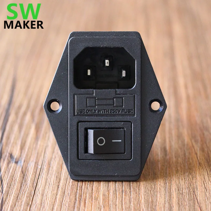 SWMAKER 1pcs 3 in 1 Fuse Power Supply Socket Power switch For Makerbot Ultimaker 15A
SWMAKER 1pcs 3 in 1 Fuse Power Supply Socket Power switch For Makerbot Ultimaker 15A
