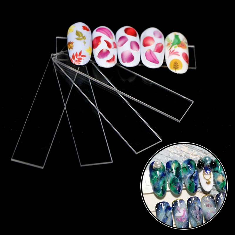 WAKEFULNESS 5Pcs Transparent False Nails Tips Display Board Acrylic Stand Holder Practice Showing Shelf Manicure Nail Art Tools
WAKEFULNESS 5Pcs Transparent False Nails Tips Display Board Acrylic Stand Holder Practice Showing Shelf Manicure Nail Art Tools