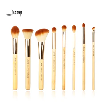 Jessup Bamboo 8pcs Beauty Professional Makeup Brushes Set Make up Brush Tools kit Foundation Stippling Highlight Cheek
Jessup Bamboo 8pcs Beauty Professional Makeup Brushes Set Make up Brush Tools kit Foundation Stippling Highlight Cheek