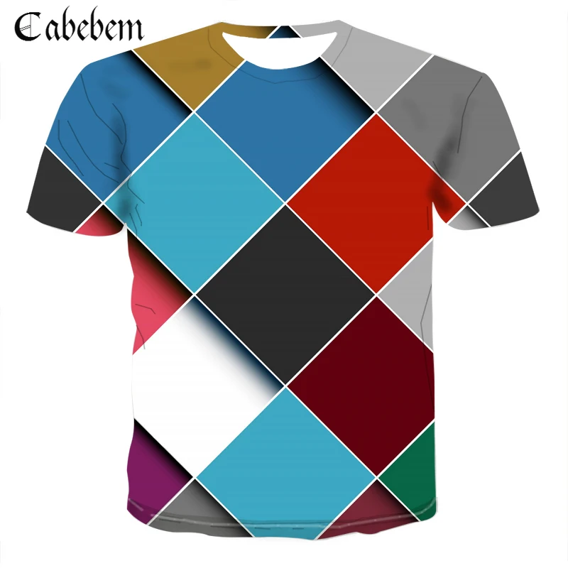 New Summer 3D Cool Camouflage Block Brick T-shirt 3D Digital Print T-shirt Short-sleeved jacket for men/women on the street
New Summer 3D Cool Camouflage Block Brick T-shirt 3D Digital Print T-shirt Short-sleeved jacket for men/women on the street